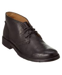 Frye Mens Shoes Black Frye Mens Oliver Leather Chukka Boot