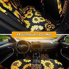 21pcs Sunflower Car Accessories Set