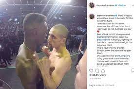 Isreal adesanya is on cloud nine right now after becoming the ufc interim middleweight champion at ufc 236. Conor Mcgregor Sends Israel Adesanya Advice In Instagram Message Ahead Of Ufc 243 Ufc Sport Express Co Uk