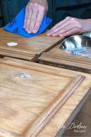 how to fill holes in wood furniture for