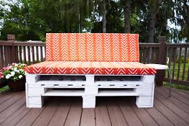 build a patio couch out of pallets