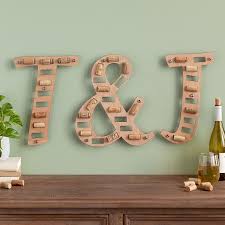 Wine Cork Letters Unique Wall Art