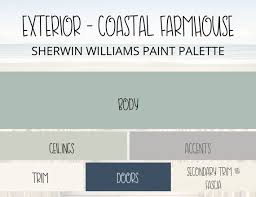 Exterior Coastal Farmhouse Paint Colors