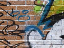 Brick Wall Graffiti Stock Photos