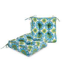 Green Blue Outdoor Beach Seat Cushions