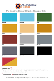 Pu Colour Chart Acl Industrial Flooring