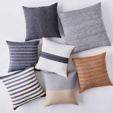 handwoven ethiopian cotton pillows on