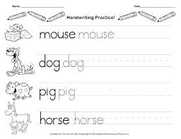 Writing Template For Kindergarten Handwriting Paper For Kids Free