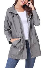 Anboer Lightweight Women S Waterproof Raincoat Hoodie Rain Jacket