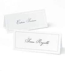 The best way to make printable place cards online. Amazon Com Platinum Foil Border Printable Place Cards Home Kitchen