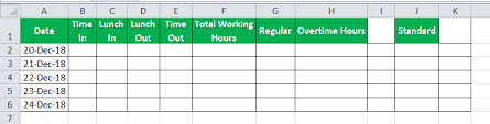 Timesheet In Excel Guide To Create Timesheet Calculator