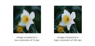 low resolution images vs high