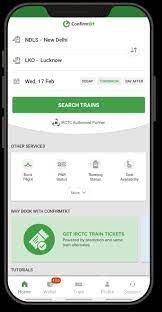Railway Train Ticket Booking App gambar png