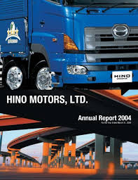 2004 annual report hino global