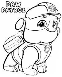 When there is an emergency, he directs traffic. 32 Paw Patrol Printable Coloring Pages Free