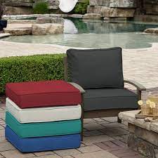 Arden Selections Profoam Performance Outdoor Deep Seating Cushion Set 22 X 22 Slate Grey