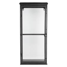 50702 Display Cabinet 31x21x70 Cm Black