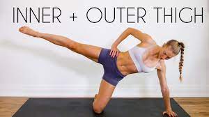 10 min inner outer thigh burn workout