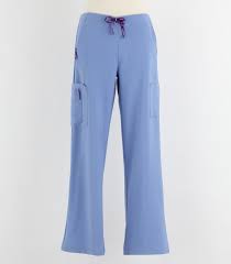 Carhartt Womens Cross Flex Boot Cut Scrub Pants Ceil Blue Tall