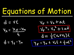 Equations Of Motion You