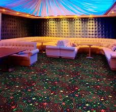 fluorescent wall to wall carpet