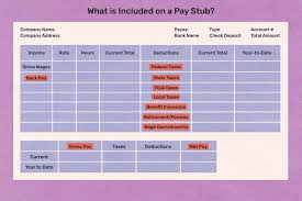 how to read a pay stub
