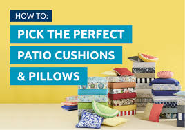 Perfect Patio Cushions And Pillows
