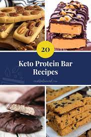 20 keto protein bar recipes