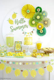 lemon themed party ideas with diy