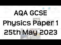 The Whole Of Aqa Gcse Physics Paper 1