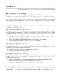 Cover Letter Executive Assistant Executive Assistant Cover Letter No