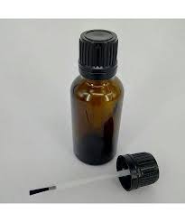 15ml Amber Glass Dropper Bottle Brush Cap