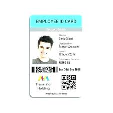 Employee Id Card Template