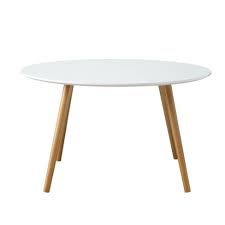 Vasagle round coffee table, industrial style cocktail table, durable metal frame, easy to assemble, for living room, bedroom, rustic brown by songmics lct88x. Oslo Round Coffee Table Glossy White Breighton Home Target