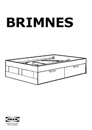 brimnes bed frame w storage and