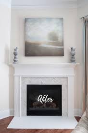 Tile Over A Marble Fireplace Surround