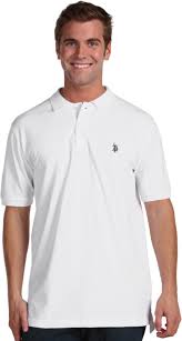 U S Polo Assn Mens Classic Polo Shirt White M