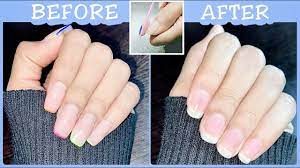 how to remove acrylic nails at home