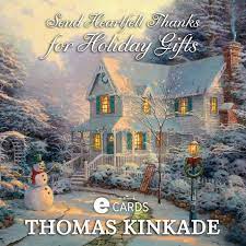 4.8 out of 5 stars. Winter Thomas Kinkade Hallmark Ecards Thomas Kinkade Studios