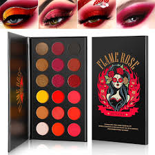 red eyeshadow palette highly pigmented