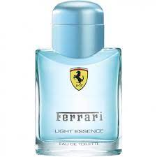 The blue tone says everything: Ferrari Scuderia Ferrari Light Essence Fragrance Description