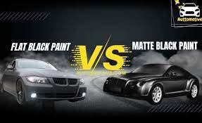 flat black vs matte black difference