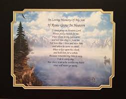 dear mom in heaven memorial poem gift