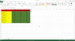 how to make a comparison chart in excel