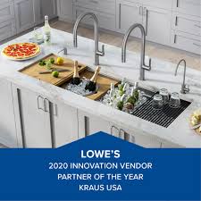 Don't forget to bookmark lowes kitchen sinks and faucets using ctrl + d (pc) or command + d (macos). Kraus Recognized By Lowe S With 2020 Vendor Partner Of Year Award