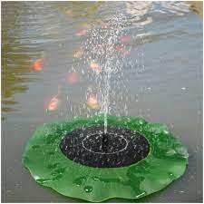 Floating Lotus Leaf Solar Water Pump