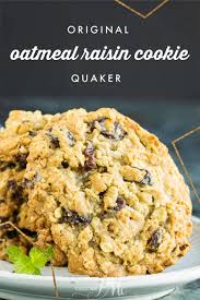 original quaker oatmeal raisin cookie