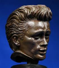 Rare Kenneth Kendall Bronze James Dean Bust Sculpture