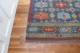 a new kilim rug for the entry