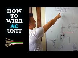 how to wire ac unit you